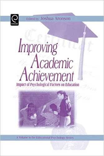 Purple and blue book cover for Improving Academic Achievement: Impact of Psychological Factors on Education.