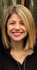 Calley, the author, smiling widely
