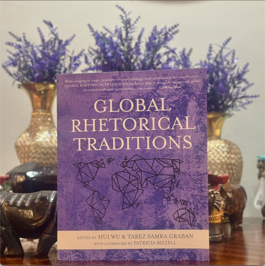 A media (camera) shot by Saurabh Anand of his copy of Global Rhetorical Traditions