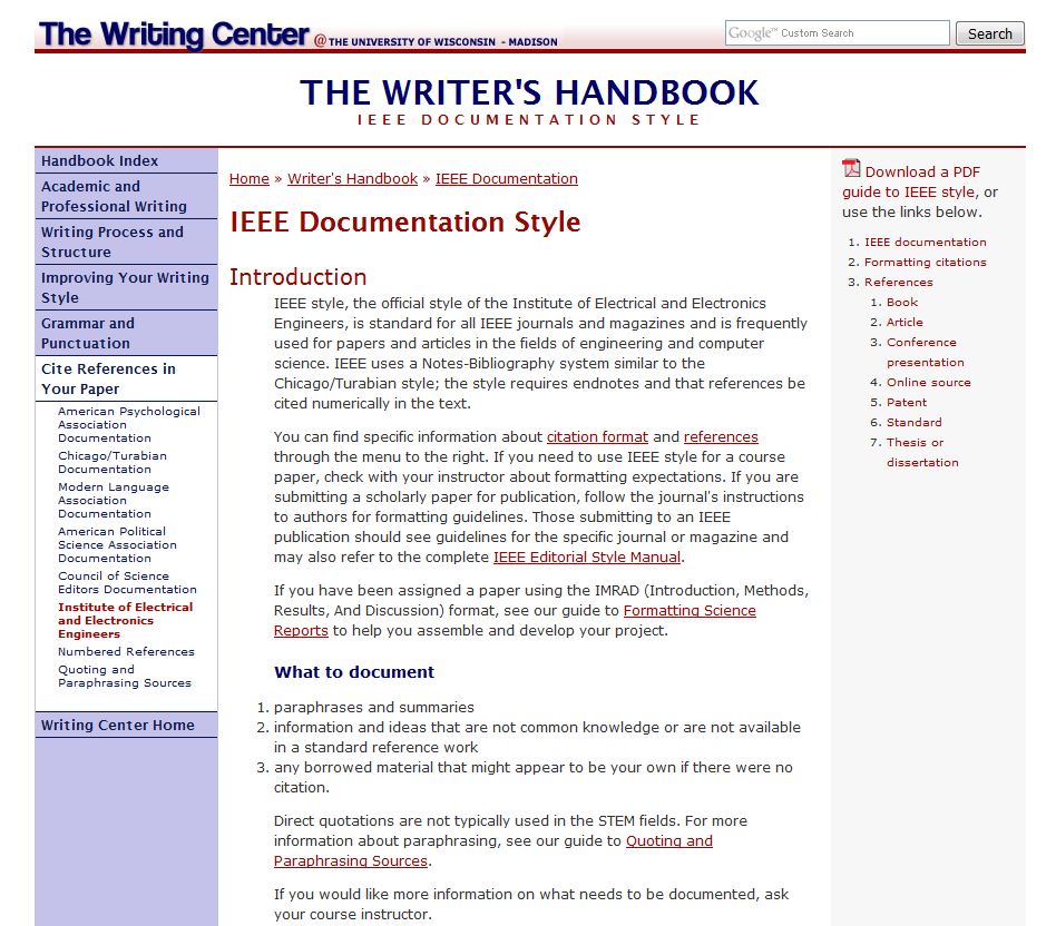 literature review uw madison writing center